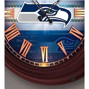 The Bradford Exchange‎ Seattle Seahawks Outdoor Illuminated Atomic Clock LED 14"